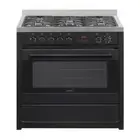 Technika 90cm TEG95TBK Dual Fuel Black Finish Upright Cooker