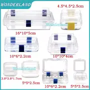 10X Dental Denture Storage Box Veneer Boxes Membrane Jewelry Holder Crowns Case