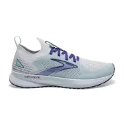 Brooks Levitate Stealthfit 5 120359-1B-127 Women White Navy Running Shoe EEE1511