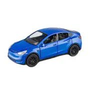 Catzon 1:32 Model Y Alloy Car Model with Pull-Back Functionality and Sound Light Effects-Blue