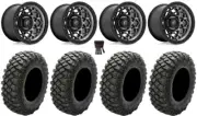 Fuel Unit 15" Wheels Gunmetal 28" Crawler XG Tires RZR XP 1000 / PRO XP
