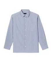 A.P.C. Striped Long-Sleeved Shirt S,L,M light blue
