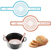 2Pcs Silicone Baking Mat for Dutch Oven Non-stick Bread Mat Heat-Resistantㄨ