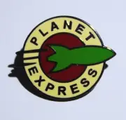 Futurama Animated TV Series Planet Express Sm Logo Enamel Metal Pin NEW UNUSED