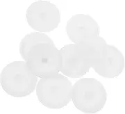 HONMEET 10 Pack Universal Fit Lint Roller Covers Sturdy Plastic Dog Hair Remover for Clothes Carpets