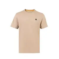 在飛比找森森購物網優惠-Timberland 男款淺泥土色LOGO圓領短袖T恤A2E