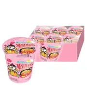 Samyang Buldak Carbonara Hot Chicken Ramen.Stir- Fried Noodles (6 Pack.80g)
