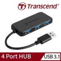 在飛比找momo購物網優惠-【Transcend 創見】極速USB 3.1 HUB 4埠