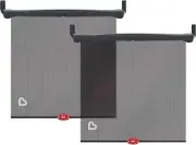 Sun Safety Car Window Shades 2 Pack with Heat Alert, Blocks UVA/UVB Rays