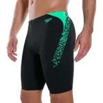 2018 A/W SPEEDO BOOM SPLICE男人運動及膝泳褲ENDURANCE+黑/綠 加大尺寸