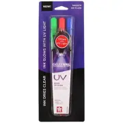 3 Pack Sakura Gelly Roll UV Pens 3/Pkg-Assorted Colors 5A002429-1G7CJ