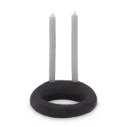 VTWonen Black Ecomix Small 10cm Candle Holder