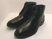 JOHNSTON & MURPHY - RALEIGH MEN'S BOOT - SIZE 10.5 M - BLACK LEATHER ZIP