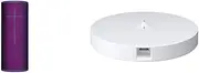 [Ultimate Ears] Boom 3 Portable Waterproof Bluetooth Speaker - Ultraviolet Purple With Power Up Wireless Charging Dock - White