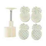 Mold Pineapple Stamp Cookie Cutter Cake Mold for Mid-Autumn