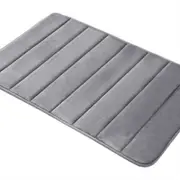 Memory Foam Bath Bathroom Mat Pad Soft Absorbent Non-Slip Bedroom Floor Tub Rug - 1x