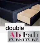 ELITE DOUBLE ENSEMBLE BED BASE WITH 4 JUMBO DRAWERS FULLY ASSEMBLED