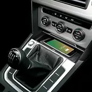 INBAY 5 W Mobile Phone Holder Car Storage Compartment Inductive/Wireless Suitable for VW Arteon (3H), Passat (B8) - Car Mount Accessories Interior - Qi
