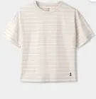 FREE SHIPPING! NEW TILLEY Marine Pink & White Organic Cotton Tee (Size S)