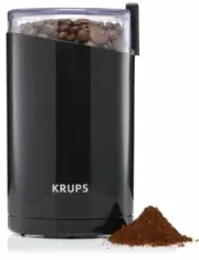 KRUPS F203 Electric Spice and Coffee Grinder with Stainless Steel Blades, 3 oz