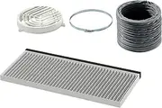 Bosch DWZ1IT1I4 Accessories for Cooker Hoods, Clean Air Standard Recirculation Kit (4 Pieces), Made in Germany