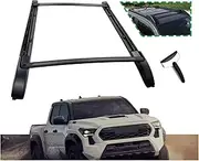 2Pcs Compatible for Toyota Tacoma Double Cab 2024 2025 Roof Rail Rack Crossbar Cross Bar Top Roof Rack Cross Side Rails Bars Set