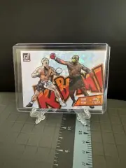 Mike Tyson Jake Paul Kaboom Style Novelty Trading Card Holographic
