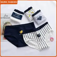 在飛比找蝦皮購物優惠-Katun Najwa 內褲 CD 女士韓國可愛圖案純棉內褲