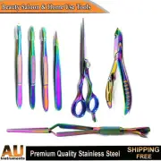 Eyebrow Hair Removal Tweezers & Cuticle Nipper Thick Nails Cutter and Scissors