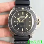 【免稅店】PANERAI沛納海PAM00389鈦殼自動機械男錶P9000機芯47MM