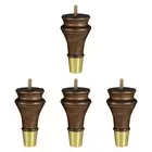 4x Wood Furniture Legs Retro Design Sofa Legs for Couch Coffee Table Dresser