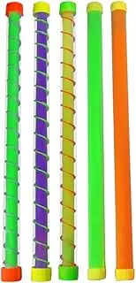 5pcs Sound Groan Tube Noisemaker Fun Party Favors for Boys Portable Noise Maker for Birthdays Festivals and Pranks Rainbow Colors