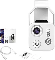 Nano Zoom 200x for iPhone, 2025 New Nano Zoom 200x for iPhone, Magnification Zoom with cpl Lens,More Stable and Clearer (White)