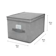Simplify Large Storage Box in Heather Grey