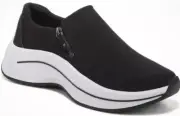 Women’s Dr Scholls Wannabe Zip Sneaker Shoes Black Size 6.5