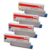 OKI C710N BK, C, M, Y Set of 4 Colour Laser Toners