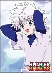Ata-Boy Hunter x Hunter Killua 2.5" x 3.5" Magnet for Refrigerators and Lockers