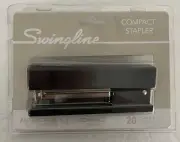 Swingline Anti-Microbial Compact Stapler Black 20 Sheet Capacity NEW