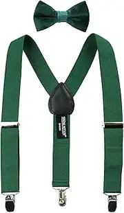 [Spring Notion] Boys' Suspender and Velvet Bow Tie Set