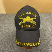 NWT Eagle Emblems US Army Armor Mobility Power & Speed Cap Adult Adjustable Hat