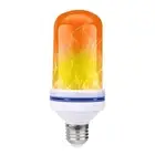 E27 99LED Flame Effect Light Bulb Flickering Fire Decorative Lamp (Yellow)