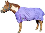 RUMANI CONQUEST Lavender 1200D WATERPROOF RAINSHEET Turnout Paddock HORSE RUG