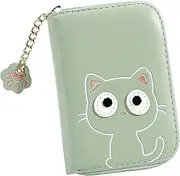 [Healvian] up Wallet Coin Purse Card Holder Keychain Small Change Purse for Women Sturdy Material Compact Size