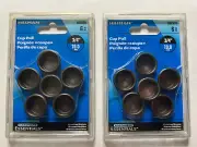 WOW! 12 Recessed 3/4" Cup Pulls Oil Rubbed Venetian Bronze HILLMAN & FAST SHIP!!