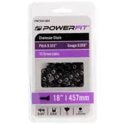 PowerFit 18" 0.058" Gauge 72DL Chainsaw Chain