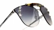PRADA Mirrored SPARKLING CRYSTALS ORNATE SUNGLASSES - Special Collection