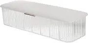 Data Cable Storage Box Cable Manager Pineapple Peeler Tool Cellphone Folding Chair Stand Wire Cord Storage Organizer USB Cord Organizer Electrical Cord Management Plastic White
