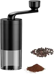 Antallcky Ceramic Coffee Grinder, Portable Manual Bean Grinder, No Heat No Smell, Ideal for Drip Coffee, Espresso, French Press, Pour Over