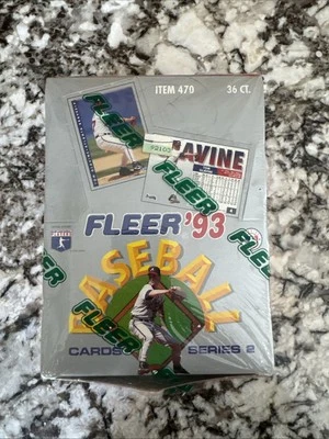 1993 Fleer Baseball Series 2 Factory Sealed Box 36CT