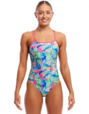 Funkita Olive Oily Single Strap Swimsuit - Multi
